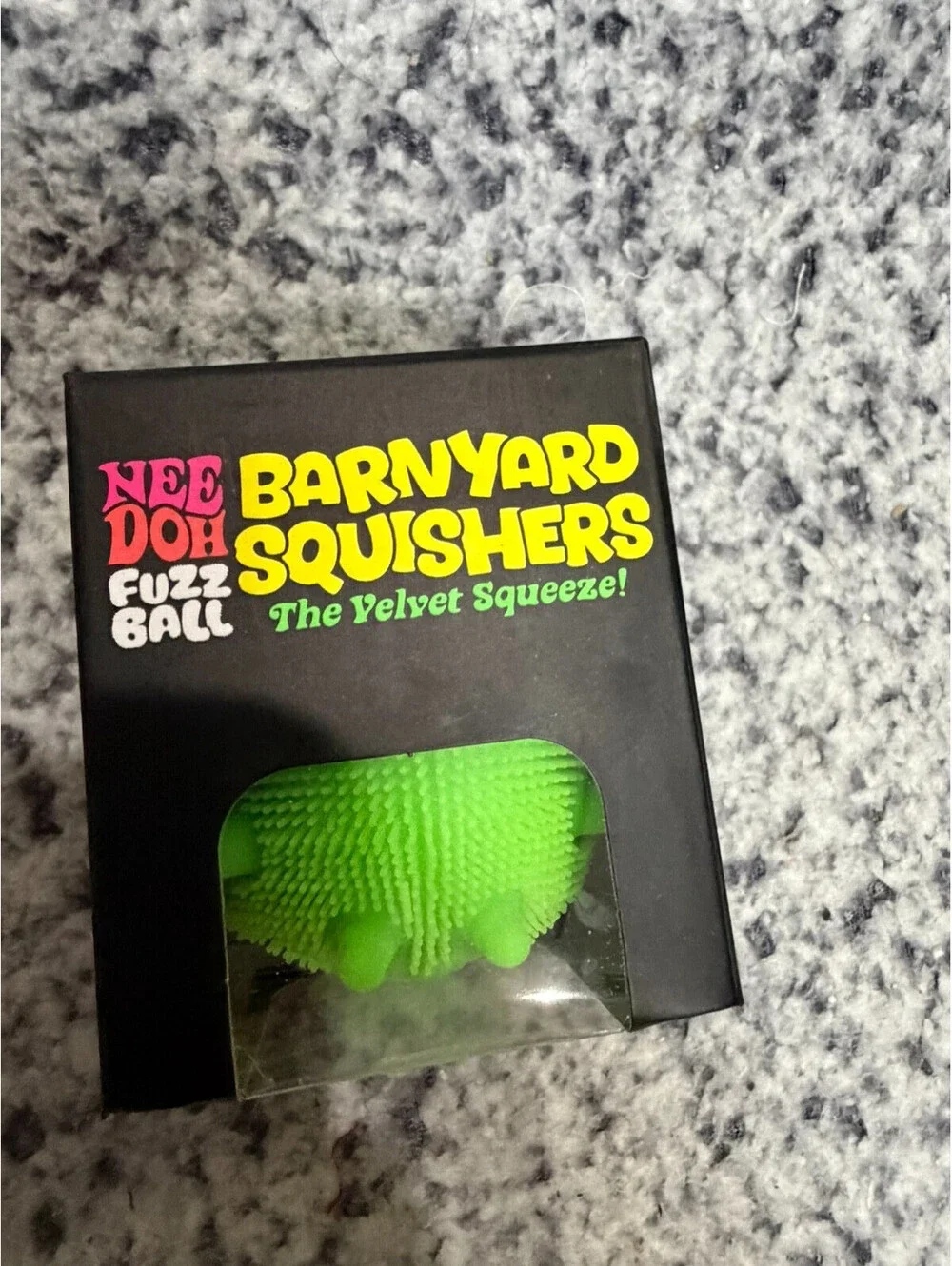 AUTHENTIC Schylling NeeDoh Fuzz Ball Barnyard Squishers 2026 -NEW Green Goat